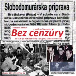 Bez cenzúry 16/2016 - o mafii na Slovensku