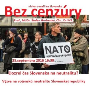 Bez cenzúry 27/2016 - o mafii na Slovensku
