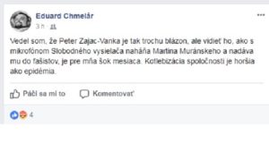 Reakcia na Eduarda Chmelára - Peter Zajac Vanka 1