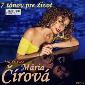 7 tónov pre život…Mária Čírová