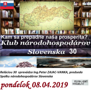 Klub národohospodárov Slovenska 30