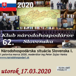 Klub národohospodárov Slovenska 62 (repríza)