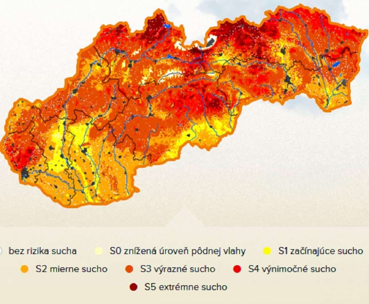 Jen na šesti procentech Česka není sucho. Nedostatek vody sužuje celou střední Evropu 2