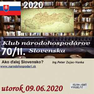 Klub národohospodárov Slovenska 70/II.