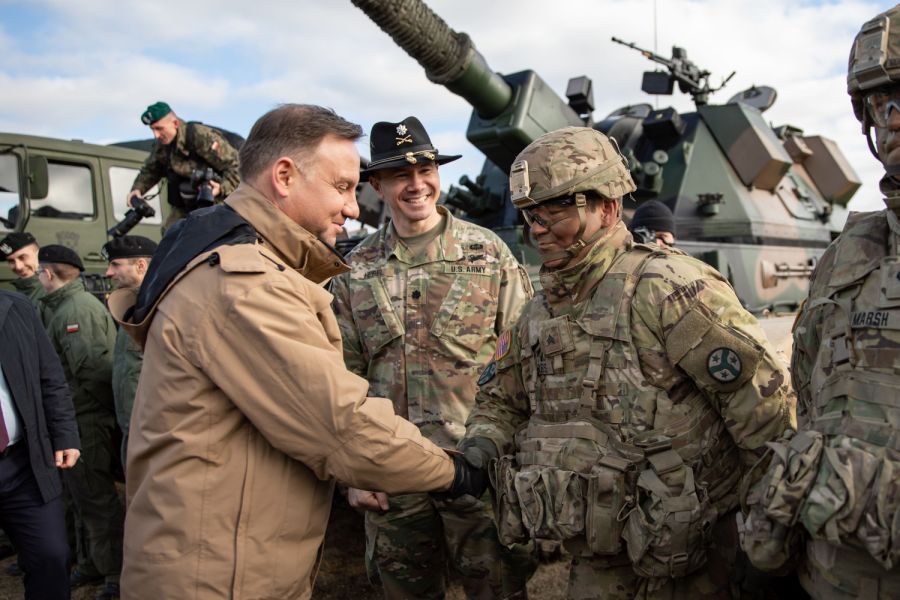 Poľsko a USA podpísali dohodu, ktorá posilňuje vojenskú prítomnosť USA v krajine. 1
