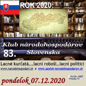 Klub národohospodárov Slovenska 83 (repríza)