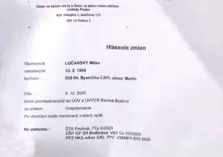 Prečo médiá odvádzajú pozornosť pri dokumente o Lučanského pobyte v Bystrici? 1