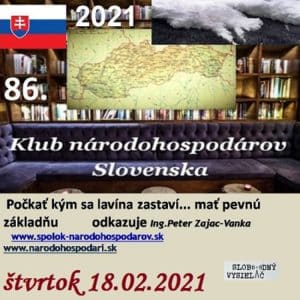 Klub národohospodárov Slovenska 86