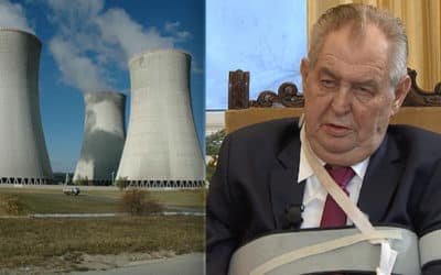 Zeman podpísal zákon vylučujúci Rusko a Čínu z výstavby elektrárne.