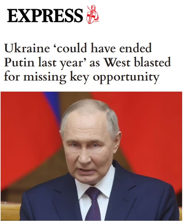 Ukrajina „mohla skoncovat s Putinovou válko v loňském roce“, kdy Západ odstřelil klíčovou příležitost. 1